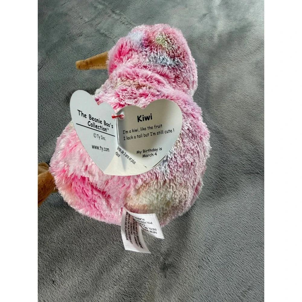 Lot of 3 TY Beanie Boos TySilk Kiwi‎ Perry Heather 6